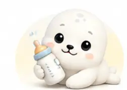 젖병을 든 예온이