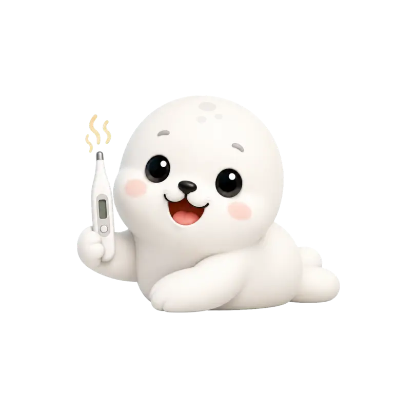 체온계를 든 예온이