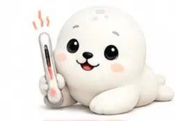 체온계를 든 예온이