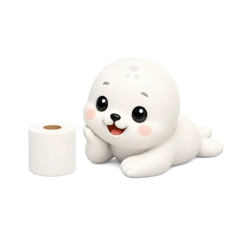 배변 상태를 확인하는 예온이
